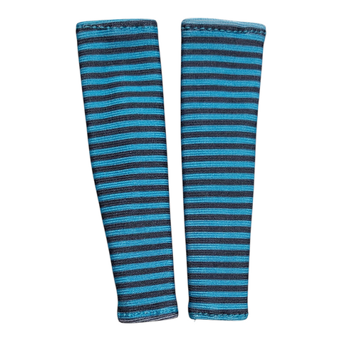 Bratz Treasurez Cloe Doll Replacement Black & Blue Striped Leg Warmer Style Socks