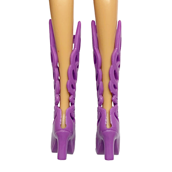 Winx Club Butterflix Doll Style Replacement Tall Fancy Purple Shoes