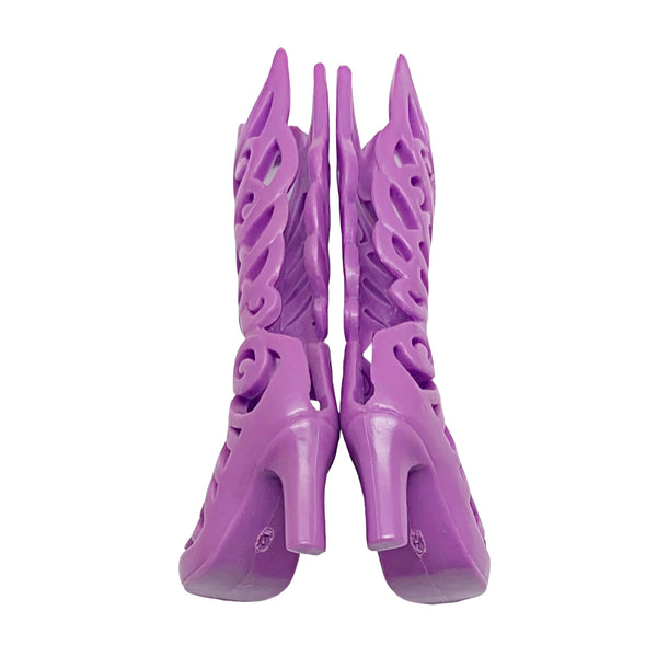 Winx Club Butterflix Doll Style Replacement Tall Fancy Purple Shoes