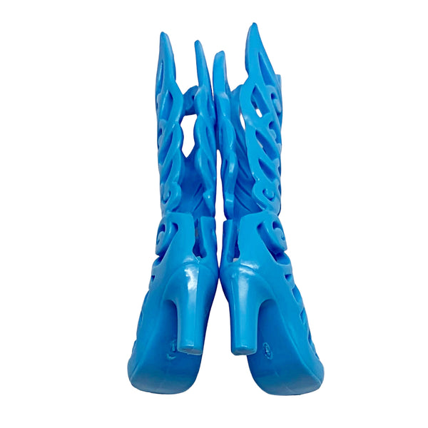 Winx Club Butterflix Doll Style Replacement Tall Fancy Blue Shoes