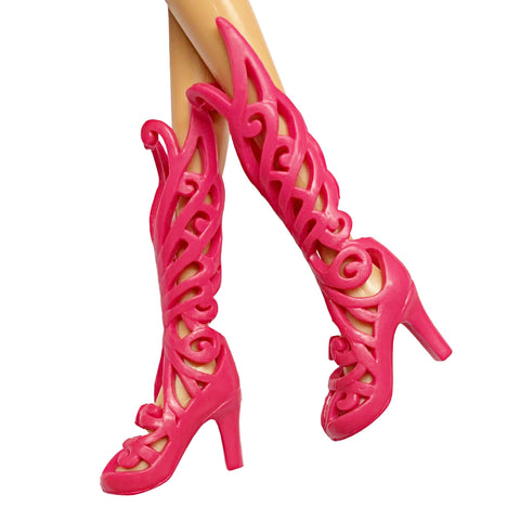 Winx Club Butterflix Doll Style Replacement Tall Fancy Pink Shoes