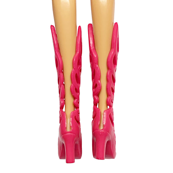 Winx Club Butterflix Doll Style Replacement Tall Fancy Pink Shoes