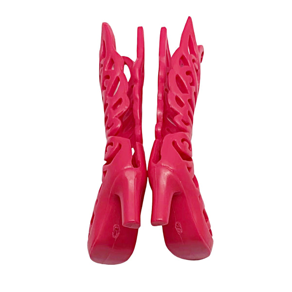 Winx Club Butterflix Doll Style Replacement Tall Fancy Pink Shoes
