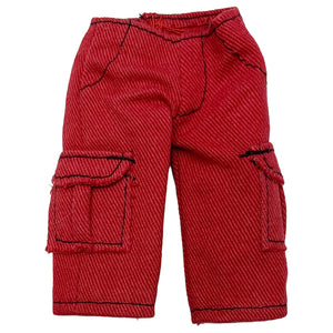 Monster High Create A Monster Vampire / Gargoyle Boy Doll Replacement Red Shorts