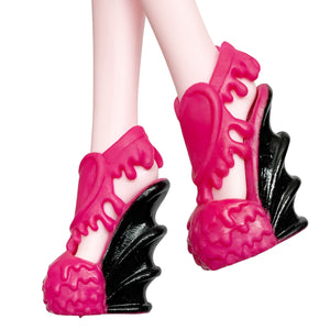 Monster High Dot Dead Gorgeous Draculaura Doll Replacement Pink & Black Shoes