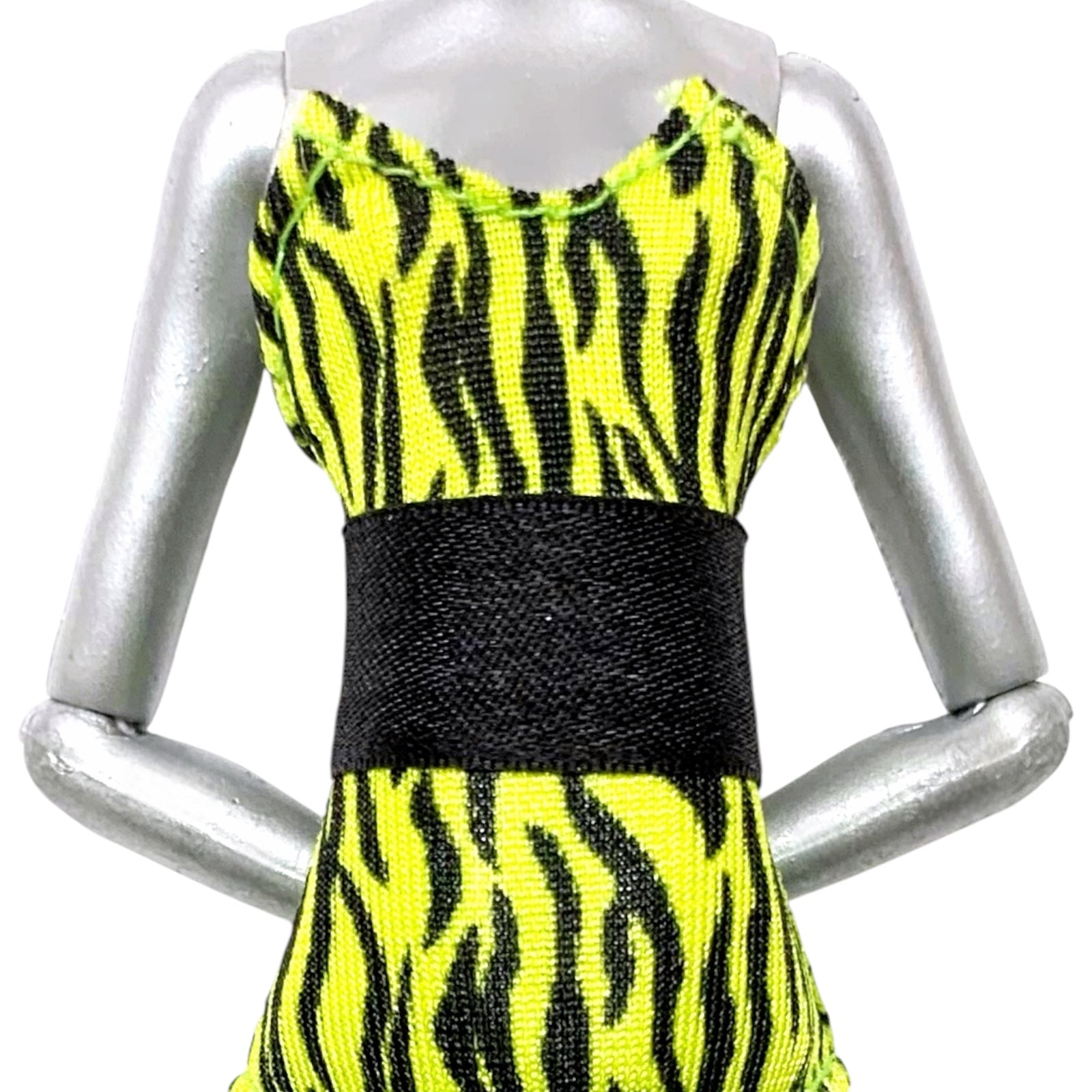 Monster High Clawdeen Wolf Skull Shores Doll Outfit Replacement Black Ribbon Belt