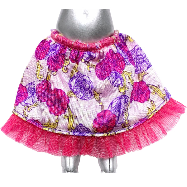 Ever After High Hairstyling Holly O'Hair Doll Outfit Replacement Pink & Purple Floral Skirt