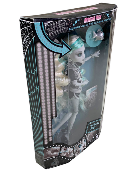 Monster High Reel Drama Black & White Collector Lagoona Blue Doll (HKN30)