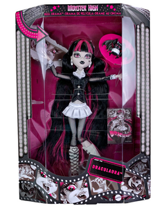 Monster High Reel Drama Black & White Collector Draculaura Doll (HKN27)