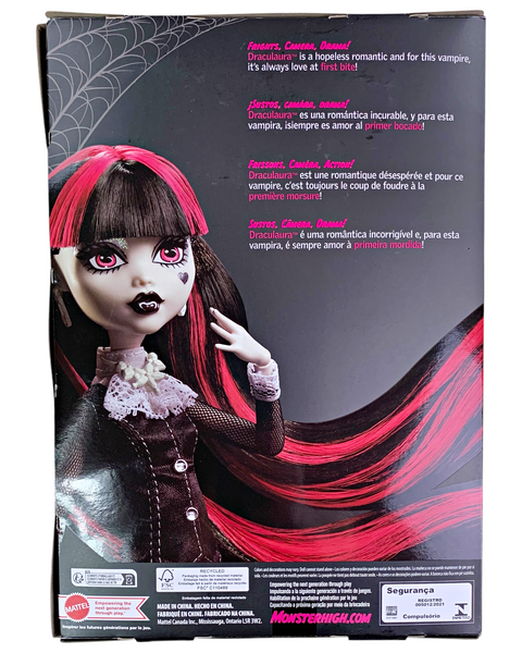 Monster High Reel Drama Black & White Collector Draculaura Doll (HKN27)