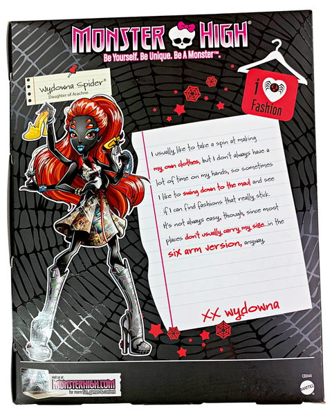 Monster High I Heart (Love) Fashion Wydowna Spider Doll (CBX44)