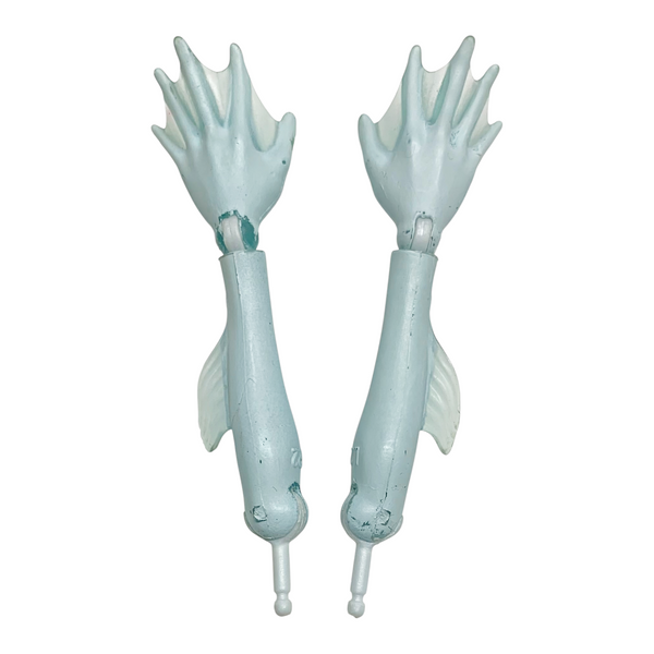 Monster High G1 Lagoona Blue Doll Replacement Pair Of Arms (Hand & Forearm Parts)