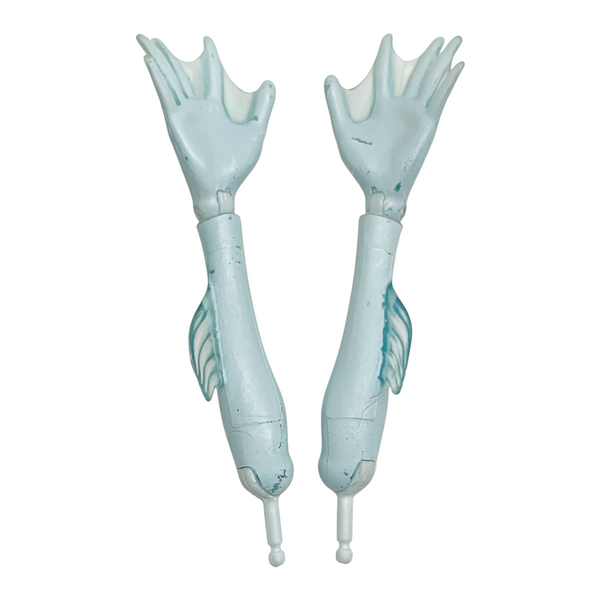 Monster High G1 Lagoona Blue Doll Replacement Pair Of Arms (Hand & Forearm Parts)