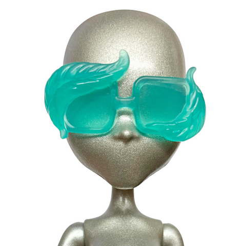 Monster High Inner Monster Shockingly Shy Scared Green Leaf Glasses