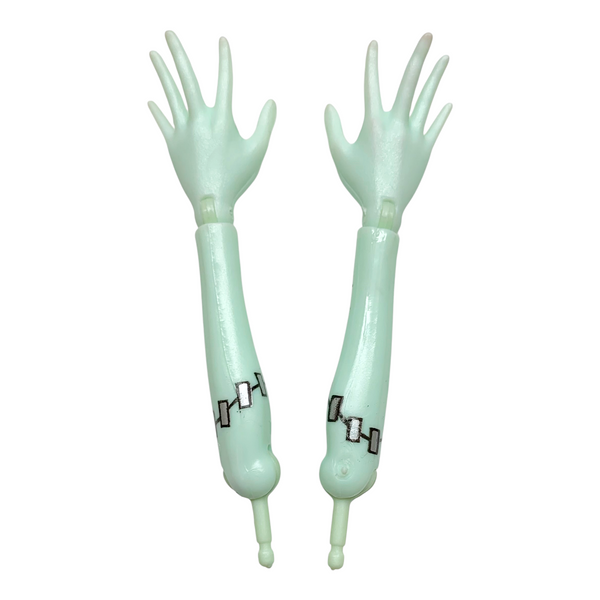 Monster High Frankie Stein Scaris City Of Frights Doll Replacement Pair Lower Arm Parts