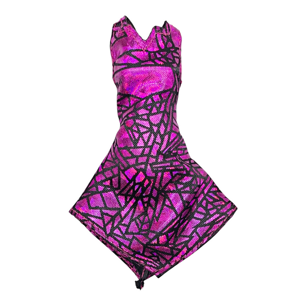 Monster High Catty Noir Boo York Doll Outfit Replacement Pink Metallic Dress