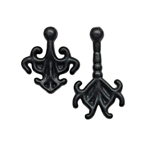 Monster High 1st Wave Original Rochelle Goyle Doll Replacement Pair Black Earrings