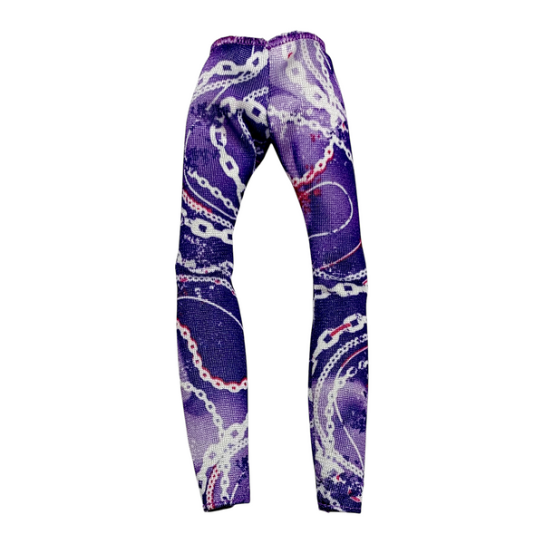 Monster High Spectra Vondergeist Picture Day Doll Outfit Replacement Pants Purple Leggings