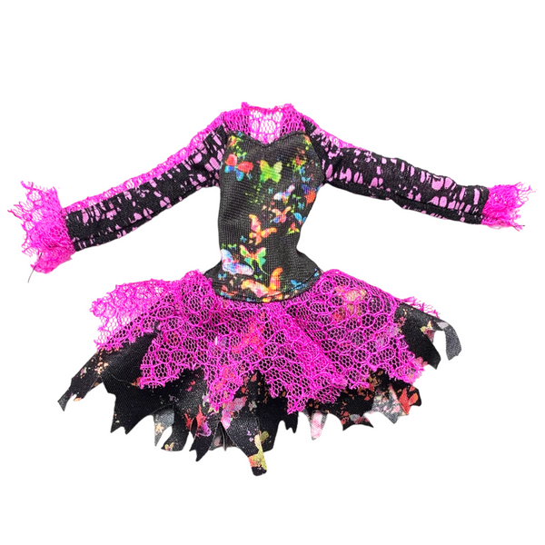 Monster High Freaky Fusion Bonita Femur Doll Replacement Butterfly Dress