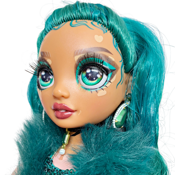Rainbow High Jewel Richie Vitiligo Doll With Original Sequin Dress Outfit