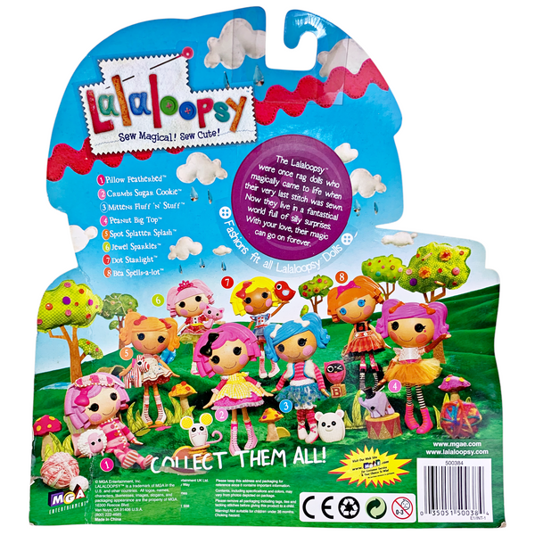 Lalaloopsy Full Size Doll Purple Layered Party Dress & Shoes Fashion Pack Outfit