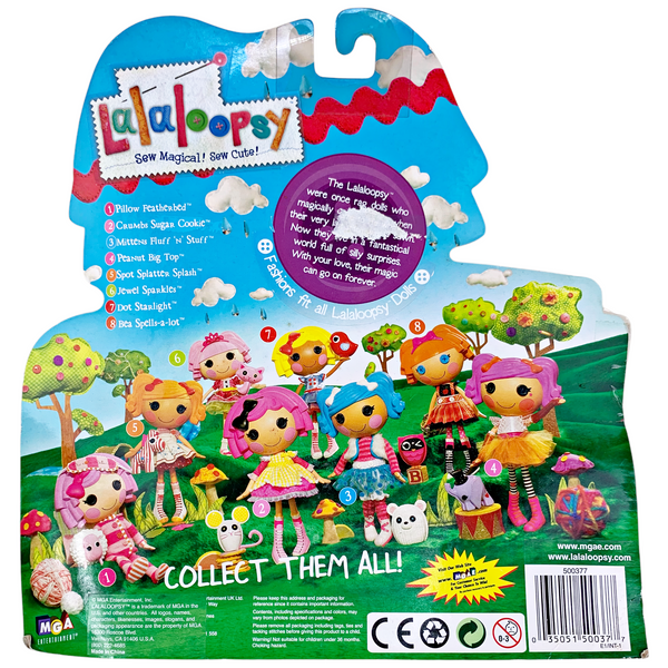 Lalaloopsy Full Size Doll Purple Plaid Raincoat & Shoes Fashion Pack Outfit