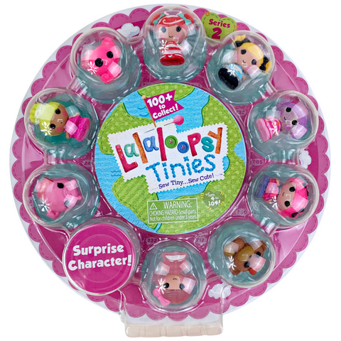 Lalaloopsy Tinies Series 2 Bead Dolls Set (Pix E. Flutters, Alice, Bubble, Confetti) #531692