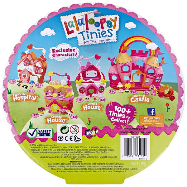 Lalaloopsy Tinies Series 2 Bead Dolls Set (Pix E. Flutters, Alice, Bubble, Confetti) #531692
