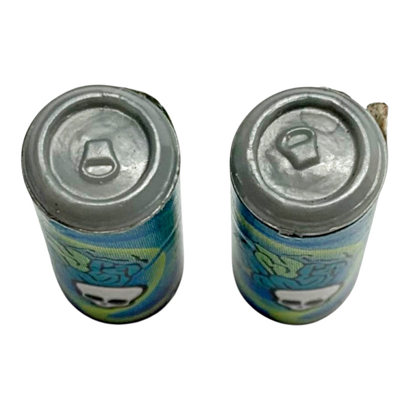 Monster High Deuce & Gil Mansters Doll Size Replacement Set Of Soda Can Drinks