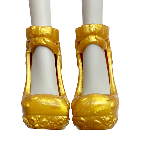 Ever After High Madeline Hatter Powerful Princess Tribe Doll Replacement Gold Shoes