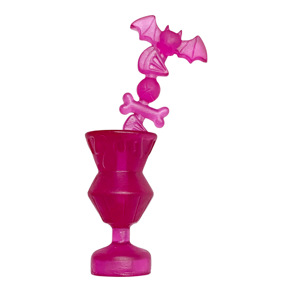Monster High Doll Deluxe Bus Playset Replacement Pink Smoothie Cocktail Drink Part