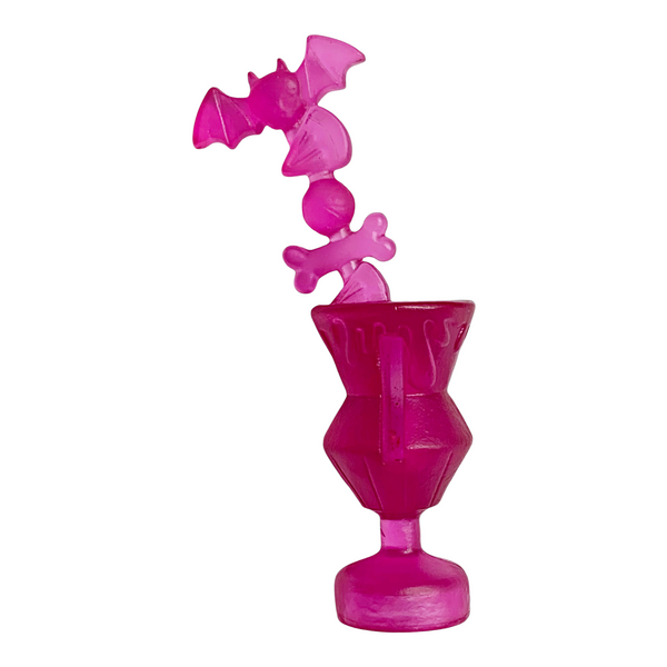 Monster High Doll Deluxe Bus Playset Replacement Pink Smoothie Cocktail Drink Part