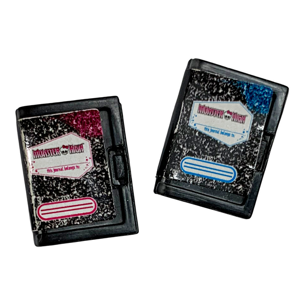 Monster High School Playset Replacement Doll Size Blank Decomposition Books