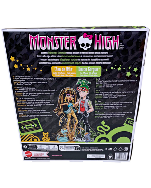 Monster High Cleo De Nile & Deuce Gorgon Boo-riginal Creeproduction Doll Set (HRP86)
