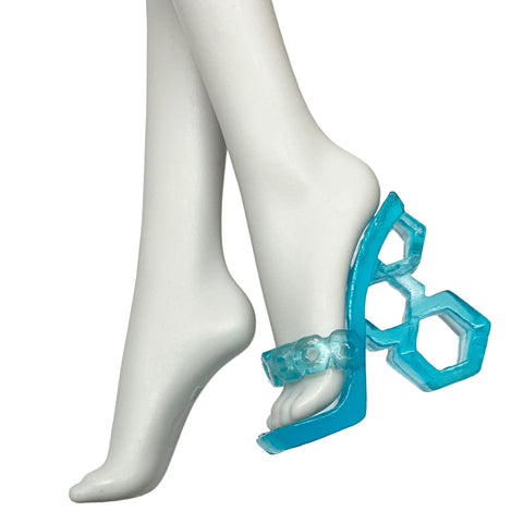 Monster High Skull Shores Frankie Stein Doll Replacement Left Blue Shoe