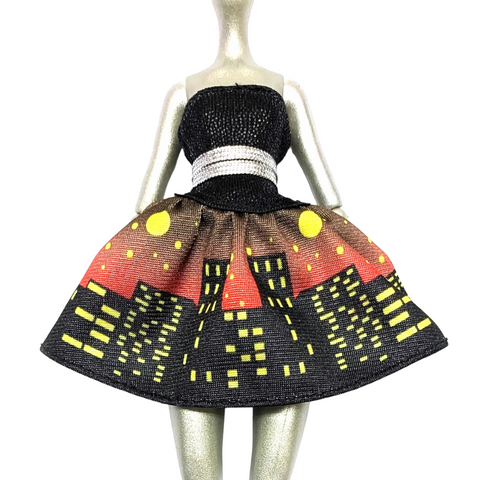 Monster High Luna Mothews City Ghouls Boo York Doll Outfit Replacement Dress