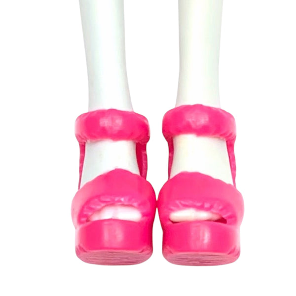 Pink Doll Shoes Fits Ever After High Small Pixie Size Dolls