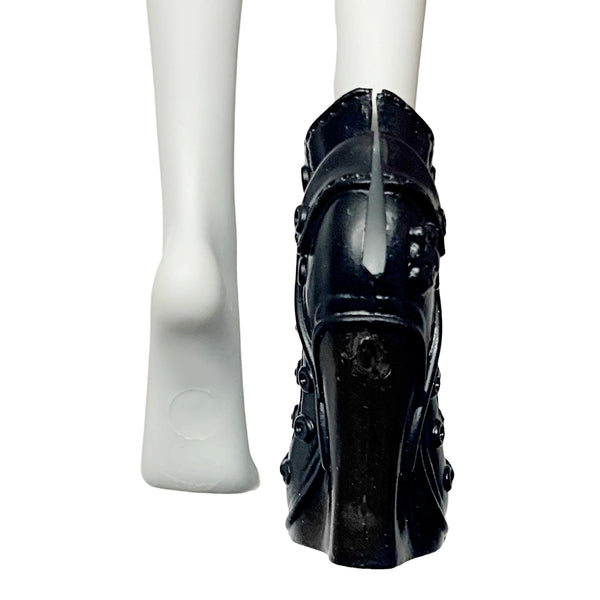 Monster High I Heart Love Fashion Abbey Bominable Doll Replacement Right Black Shoe