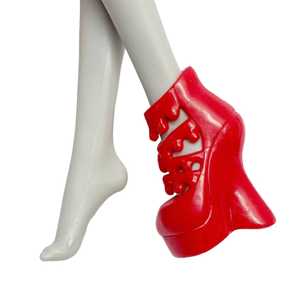 Monster High Love's Not Dead Ghoulia Yelps Doll Replacement Red Left Shoe