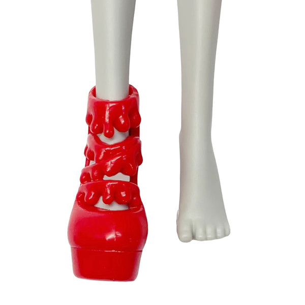 Monster High Love's Not Dead Ghoulia Yelps Doll Replacement Red Right Shoe