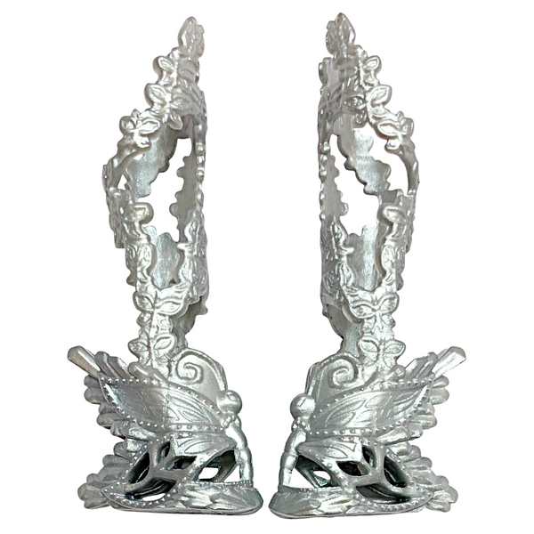Monster High Luna Mothews Boo York Gala Ghoulfriends Doll Replacement Silver Shoes