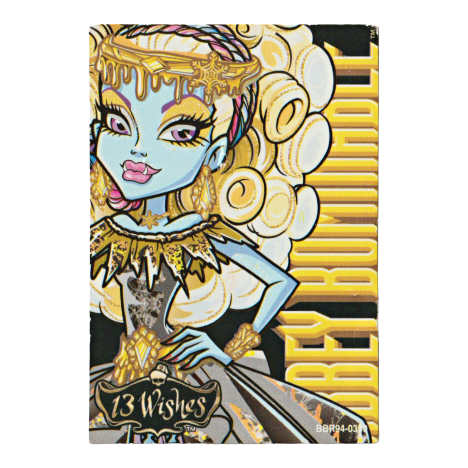 Monster High Abbey Bominable 13 Wishes Doll Replacement Character Card