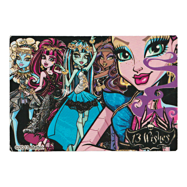 Monster High Abbey Bominable 13 Wishes Doll Replacement Character Card