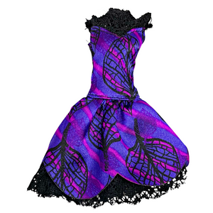 Monster High Amanita Nightshade Scream & Sugar Doll Outfit Replacement Purple Dress