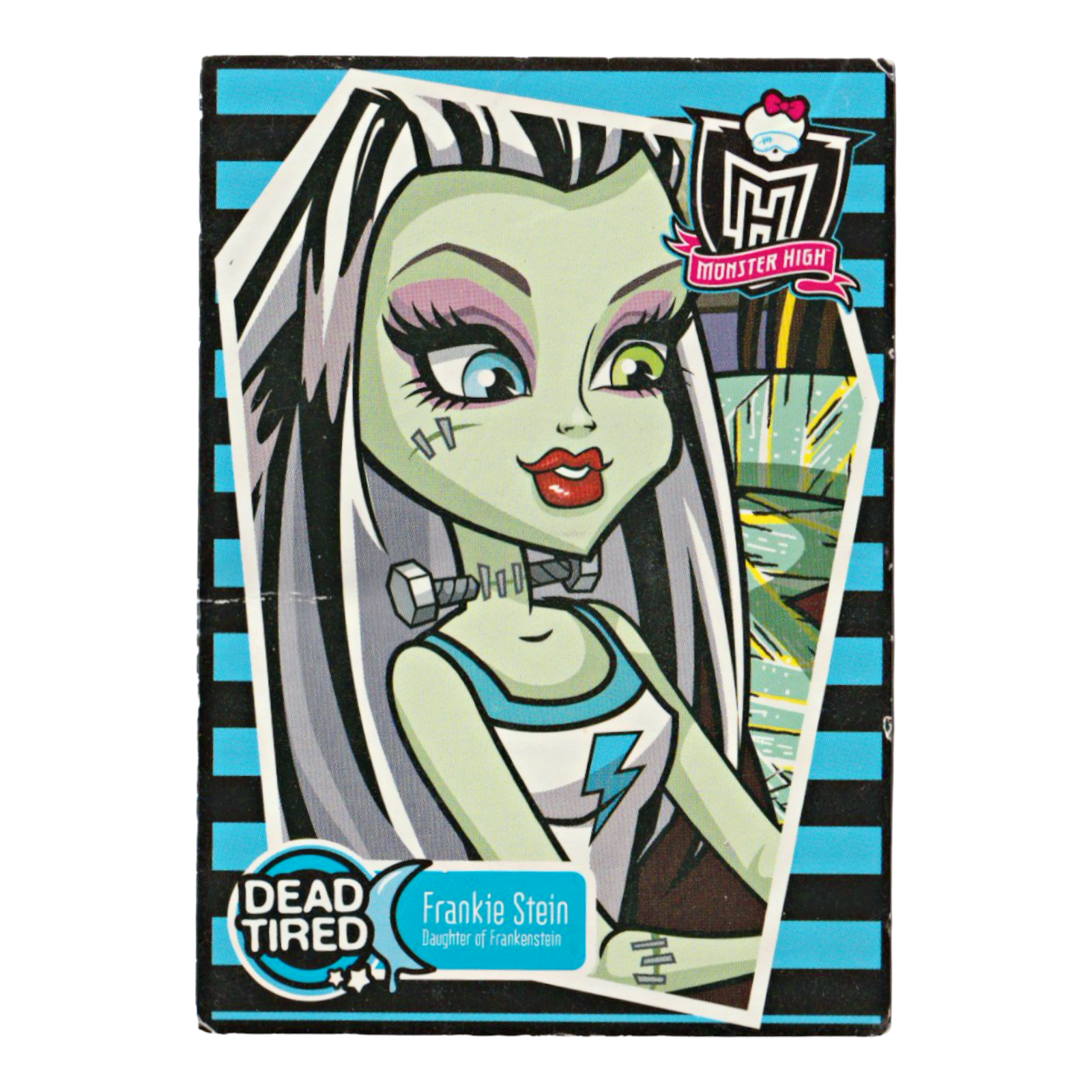 Monster High Frankie Stein Dead Tired Doll Replacement Character Card