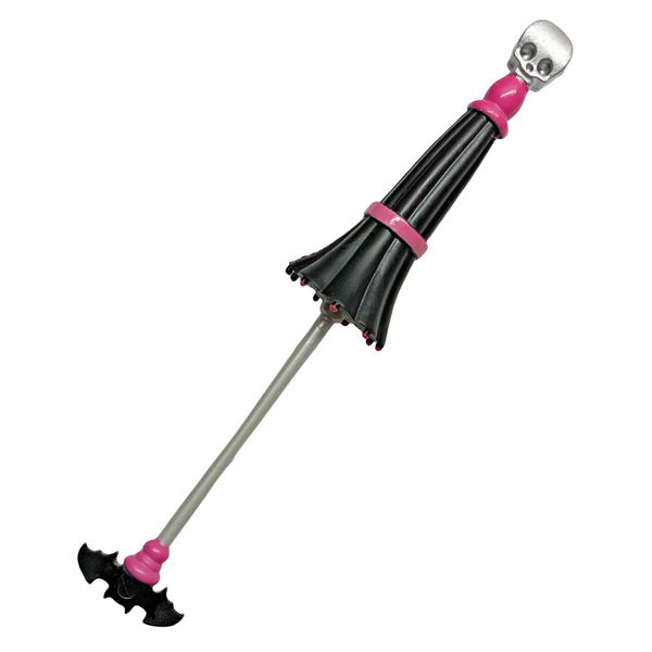 Monster High Draculaura Doll Replacement Signature Black & Pink Umbrella Part