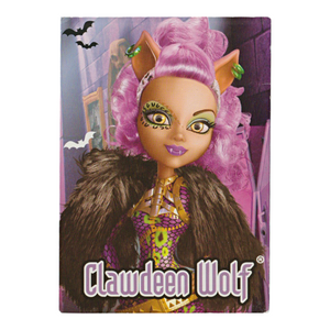 Monster High Clawdeen Wolf Ghouls Rule Doll Replacement Character Card