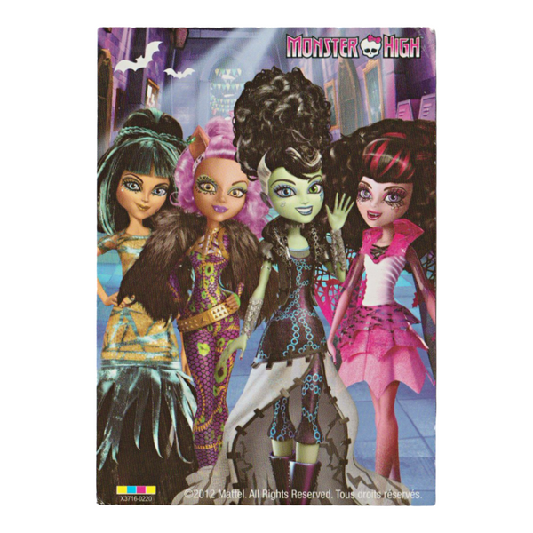 Monster High Draculaura Ghouls Rule Doll Replacement *NO NAME* Variant Character Card