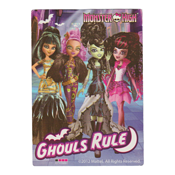 Monster High Frankie Stein Ghouls Rule Doll Replacement Character Card