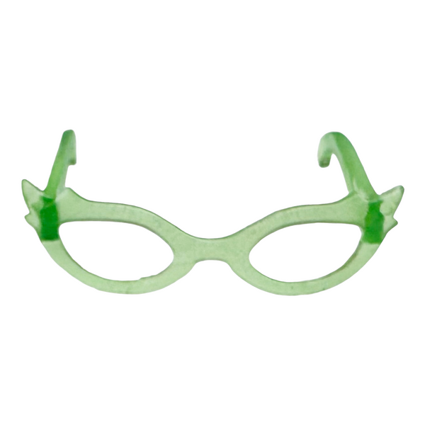 Green Cat Eye Style Glasses Compatible With Monster High Ghoulia Dolls